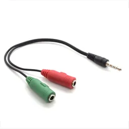 Cable Convertidor Adaptador Audio Y Microfono 3.5mm Ps4 Xbox