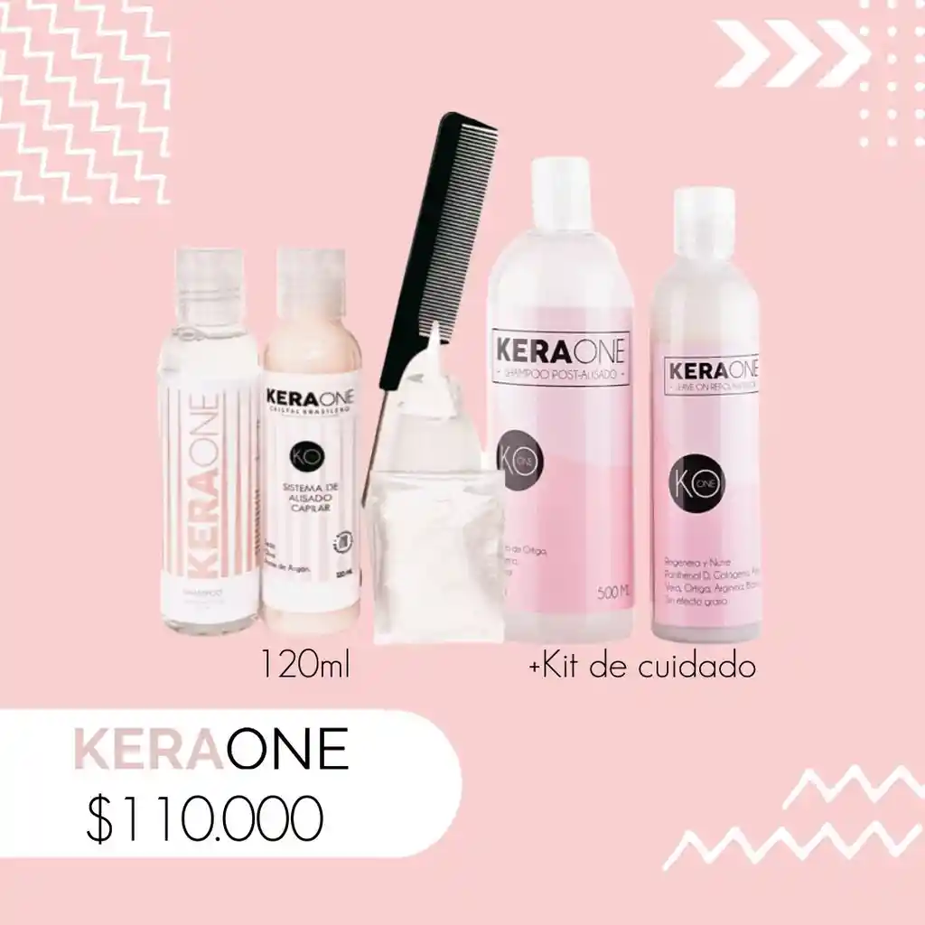  Combo  Kera Tina Organica 120Ml + Shampoo + Repolarizador 