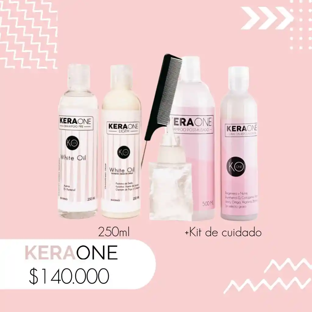  Combo  Kera Tina Organica 250Ml + Shampoo + Repolarizador 