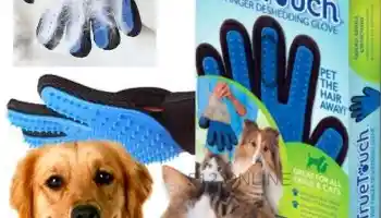 Guante De Silicona Masajeador Para Mascotas Perros Gatos