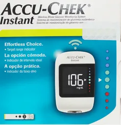 Glucometro Accu Check Instant Bluetooth Kit X 4