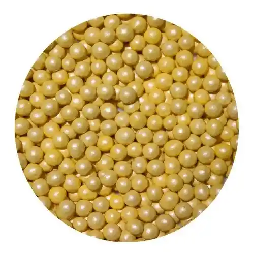Perlas N4 color Amarillo x 125grs