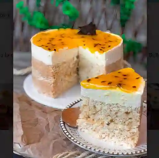 Torta Cheesecake de Maracuyá