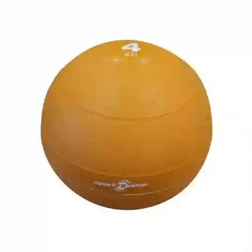 Sportfitness Balón Medicinal de Peso Amarillo 4 Kg