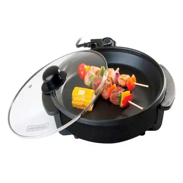 Universal Asador Eléctrico Negro 32 cm 88610