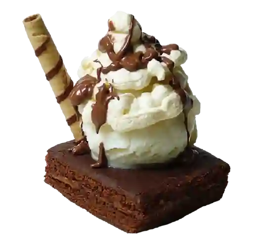 Brownie con Helado