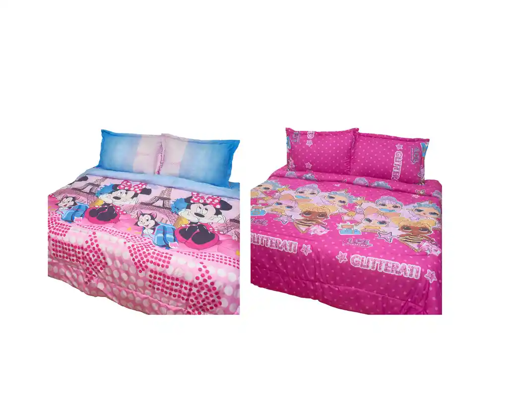 Cubrelechos Edredones Infantiles Cama Sencilla Modelo 2