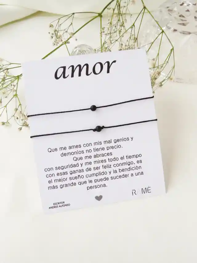 Dúo bracelets Amor