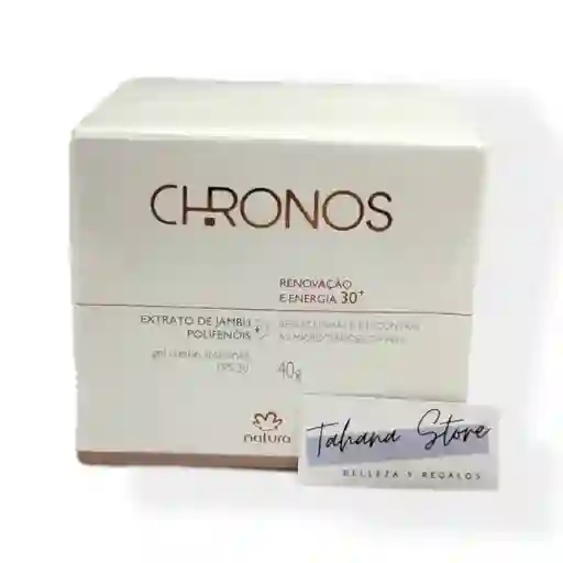 Gel crema antiseñales noche Natura Chronos renovación energía 30