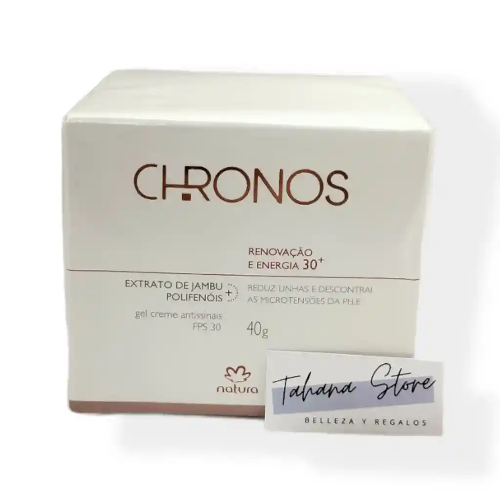 Gel crema antiseñales noche Natura Chronos renovación energía 30