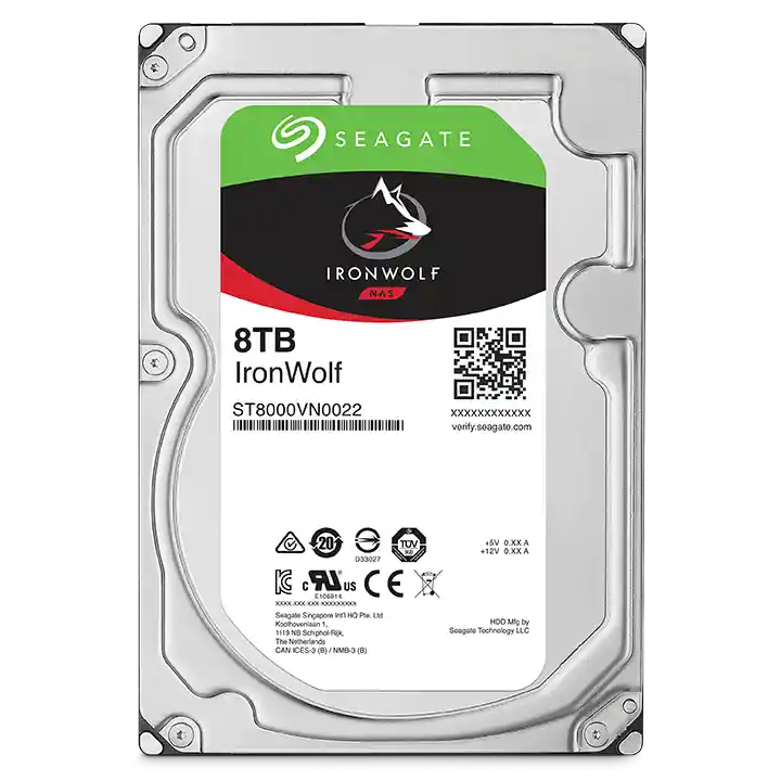 D.D. Interno 8TB Seagate Iron Wolf (Nas ST8000VN0022