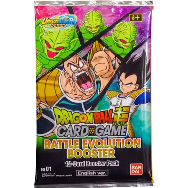 Dragon Ball Super Carta Gamer Booster Battle Evolution Eb01