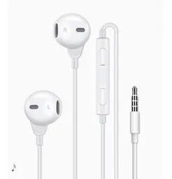 iPhoneAudifonos Manos Libres 5 6 6S Ipod Plug 3.5Mm