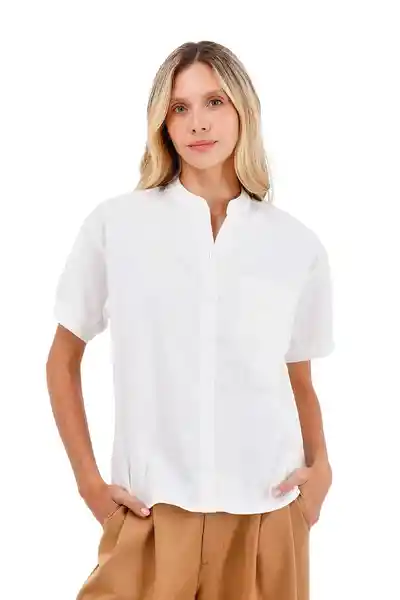 Camisa Palma Marfil XS Mercedes Campuzano