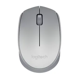 Logitech Mouse Inalámbrico M170 Cómodo y Portátil Plateado