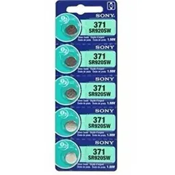 Pila Batería Murata Sony 371 (sr920sw) 1.55v Original Pack X 5