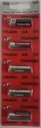 Toshiba Pila Batería Pack X 5 Und 23a 12v Alcalina