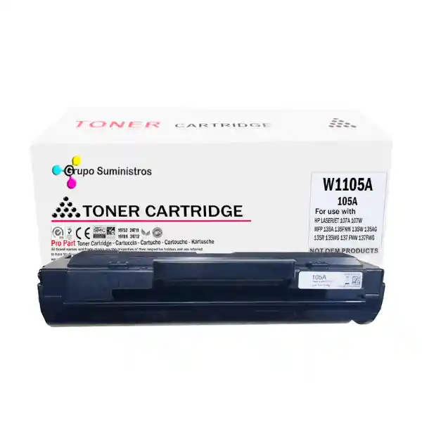 Toner Genérico 105a Para Impresoras 107a Mfp135 137fnw