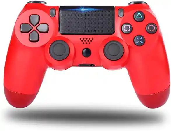 Ps4 Control Generico Generación Unicolor Rojo