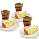 3 Tortas de Naranja+ 3 Granizados de Café.