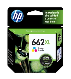 Cartucho De Tinta Hp 662xl Tricolor Original Cz106al