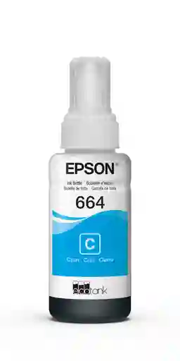 Epson Botella de Tinta 664 Cyan Original T664220Al