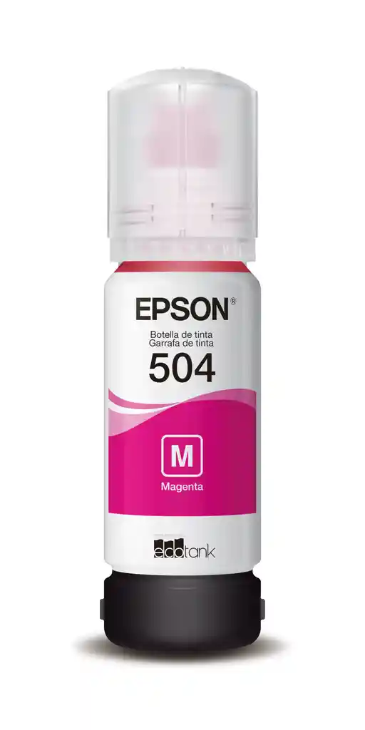 Epson Botella de Tinta 504 Magenta Original T504320Al