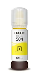 Epson Botella de Tinta 504 Amarilla Original T504420Al