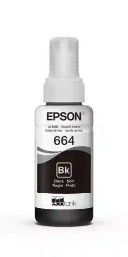 Epson Botella de Tinta 664 Negra Original
