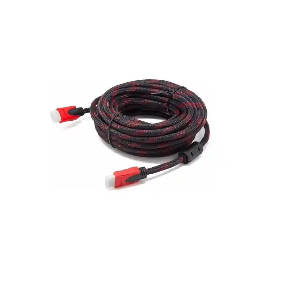 Cable Hdmi 10 Metros Doble Filtro Mallado Punta Dorada Nuevo