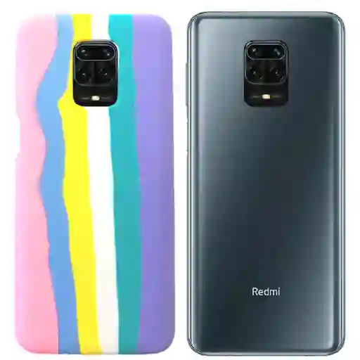 Xiaomi Estuche Silicone Case Arcoiris Para Note 9S/9Pro