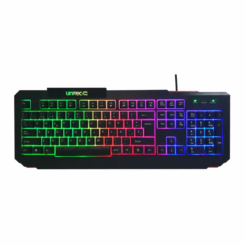 Rgb Teclado Gamer Mk4 Retroiluminado Luz Led