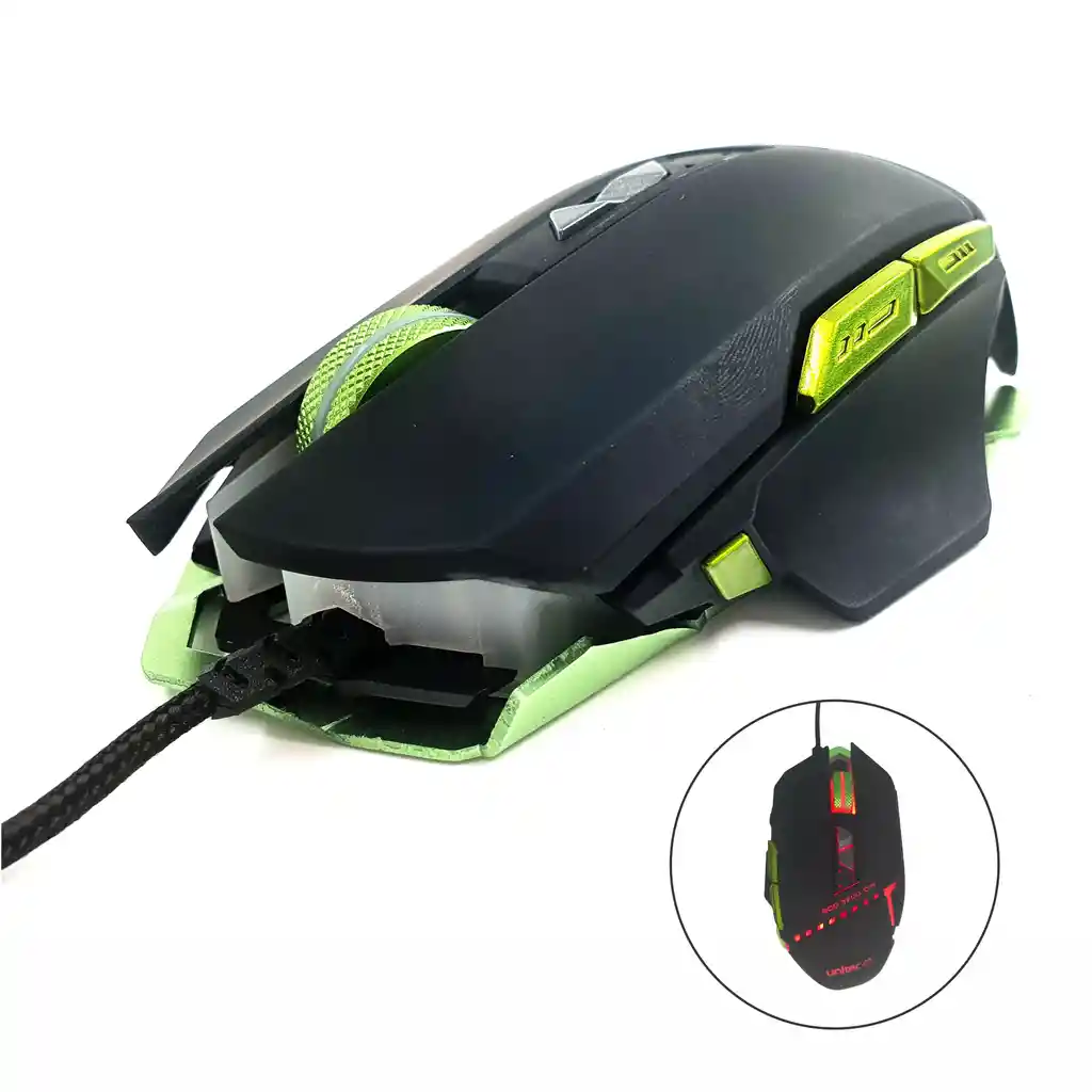 Mouse Gamer Profesional Retroiluminado 8 Botones