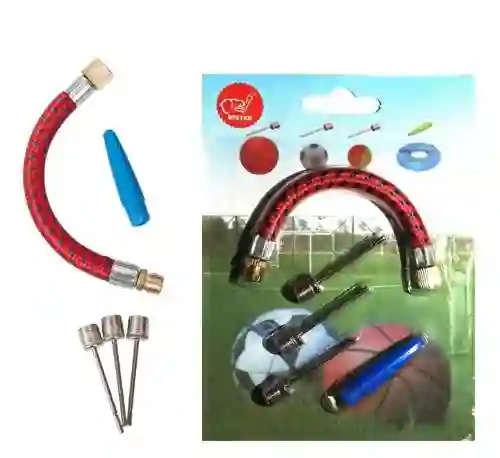 Set de Agujas  para inflar balones gusanillo bicicletas 
