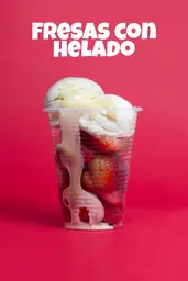 Fresas con Helado