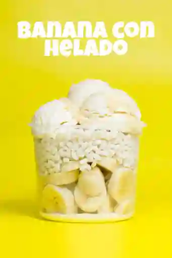 Banano con Helado