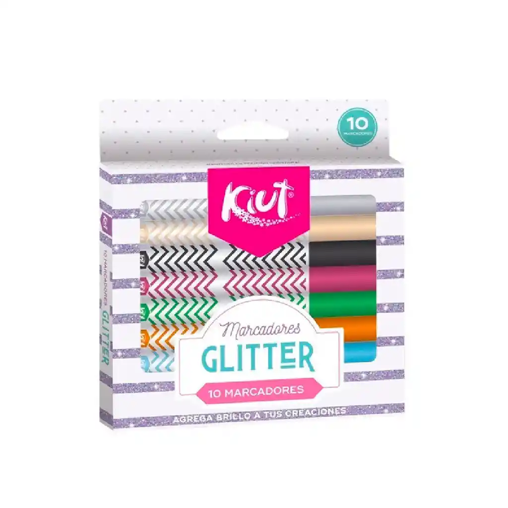 Kiut Marcadores Glitter -