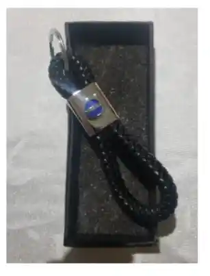 Llavero Lujo Cuero Trenzado Carro Emblema Volvo