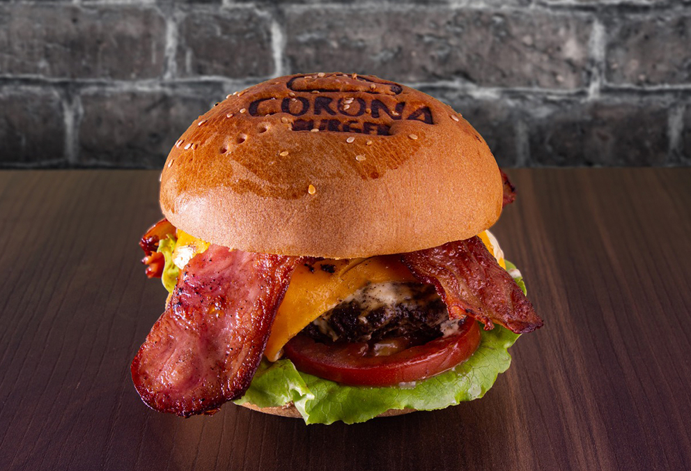 Corona Burger Tocineta