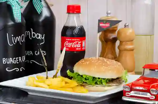 Combo Hamburguesa Personal + Bebida de Coca-Cola 250 ml