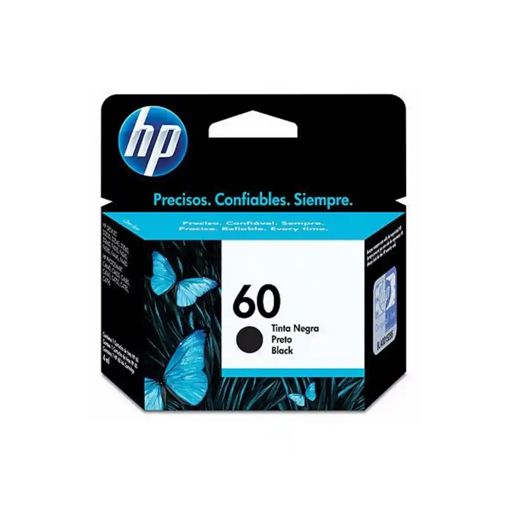 Cartucho De Tinta Hp 60 Negro Original Cc640wl