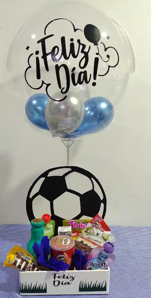 ANCHETA REGALO PROMOCIÓN CAJA BALON DE FUTBOL