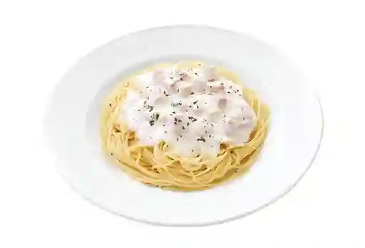 Espagueti de Pollo Champiñón 