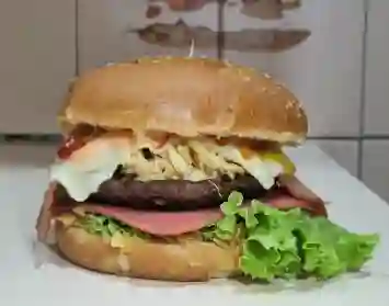 Hamburguesa Mega de Pollo Sencilla