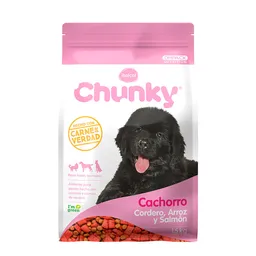 Chunky Alimento Para Perro Cachorro Arroz y Salmón 1.5 Kg