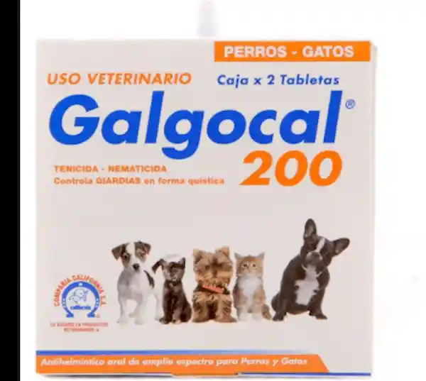 Galgocal Antipulgas 200 2 Tabletas