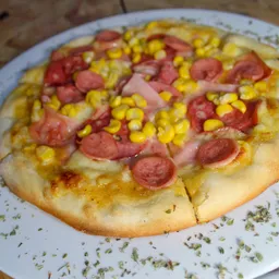 Pizza Jamón para 2