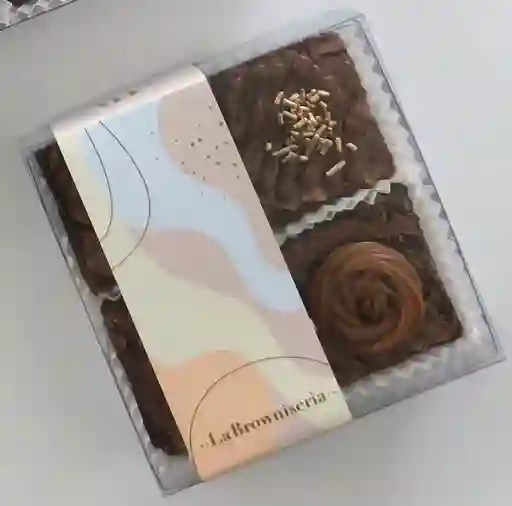 Caja de brownies x4