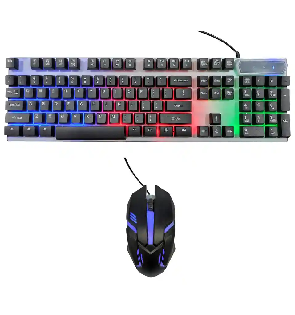 Rgb Combo Teclado Y Mouse Gamer