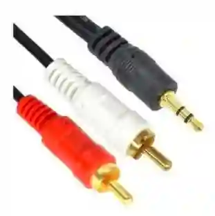 Cable De Audio 2 X 1 Full Sonido 5 Metros Oss3605